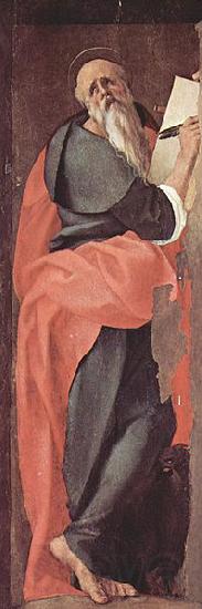 Jacopo Pontormo Hl. Johannes Evangelist, Fragment Norge oil painting art